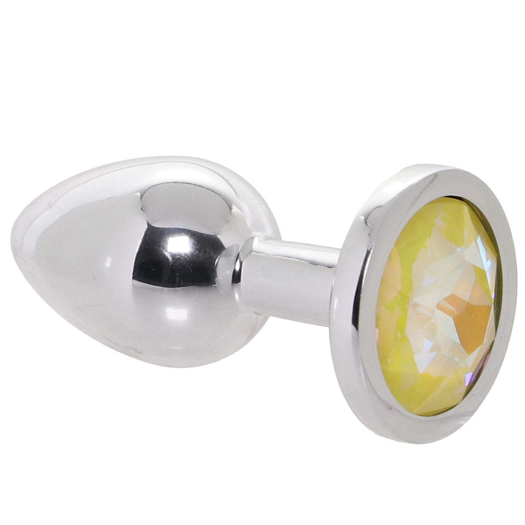 Rear Assets Small Yellow Gem Plug Anal Sex Toys > Butt Plugs