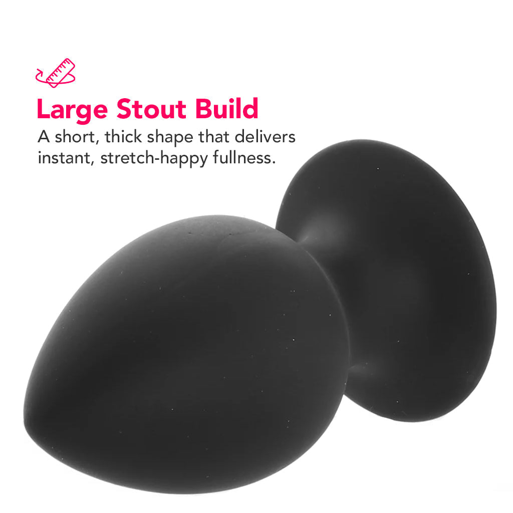 Anal Adventures Platinum Large Stout Plug Anal Sex Toys > Butt Plugs