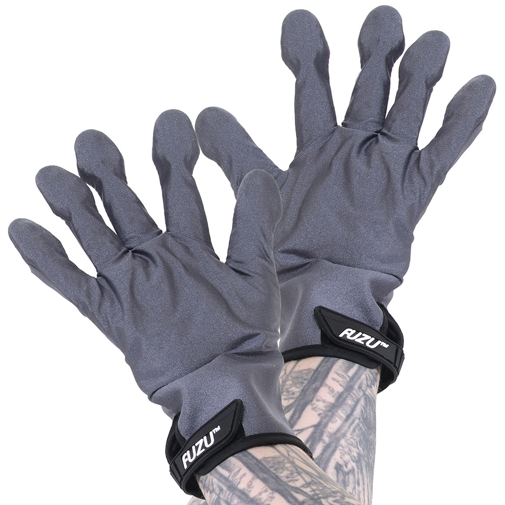 Fuzu Vibrating Large Massage Gloves in Grey Vibrators > Clitoral Stimulators