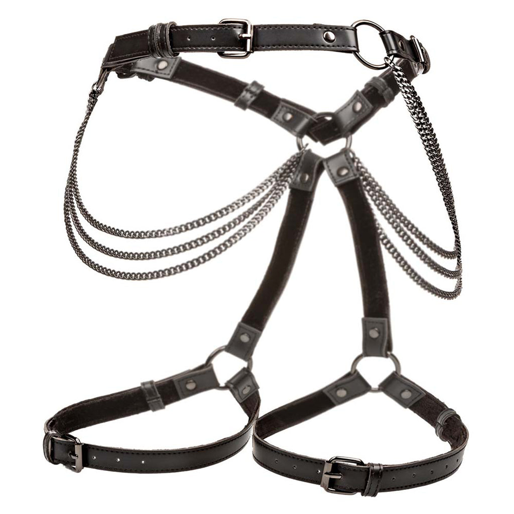 Euphoria Multi Chain Thigh Harness XL Bondage and Fetish > Men's Bondage Wear