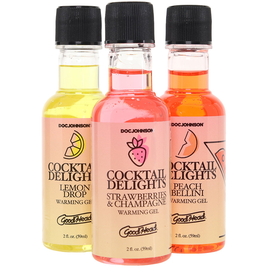 GoodHead Cocktail Delights Warming Flavor Gel Set Lubes and Lotions > Flavored Sex Lubes