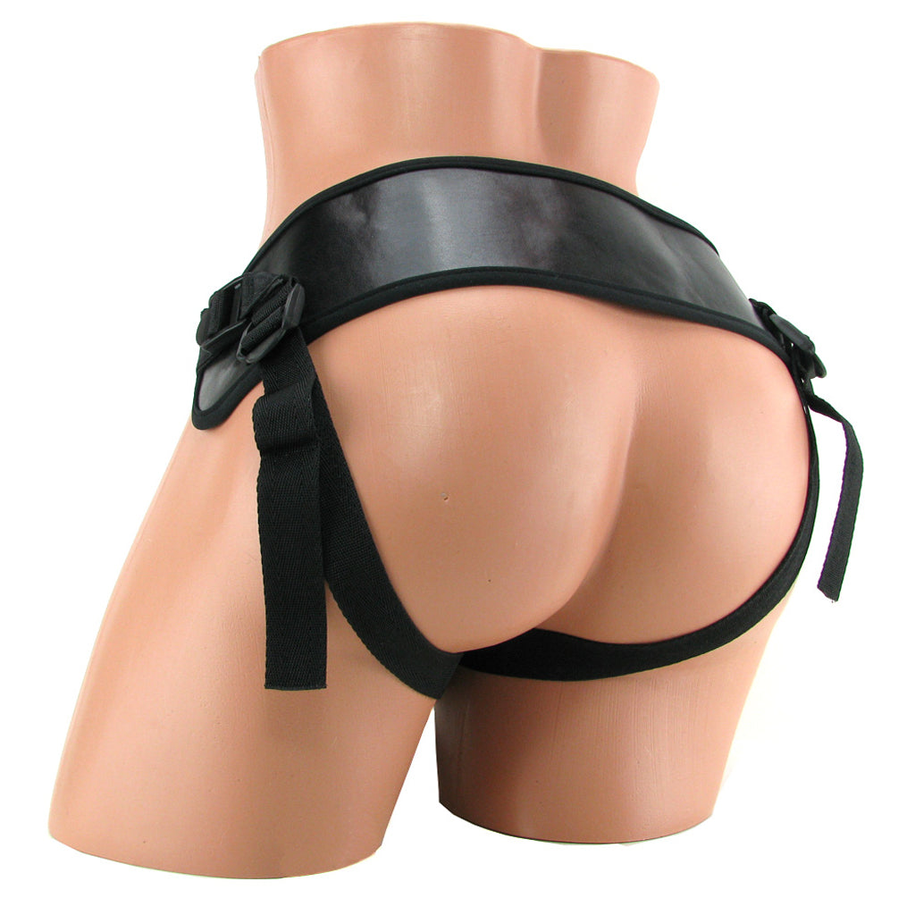Real Skin Whoppers Vibe & Universal Harness in 7 Inches Vibrators > Strap-On & Wearable