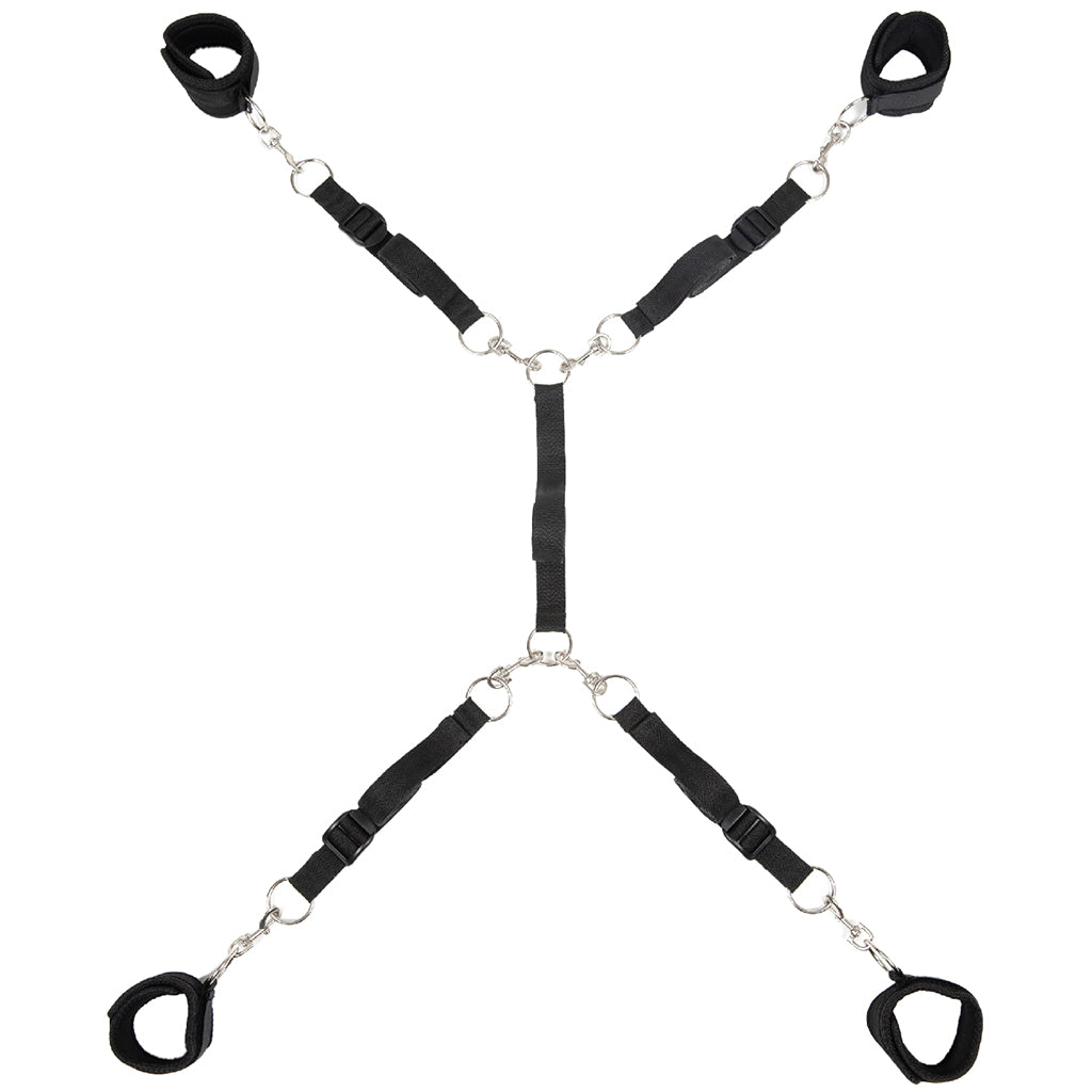 7 Piece Bed Spreader Restraint System Bondage and Fetish > Restraints