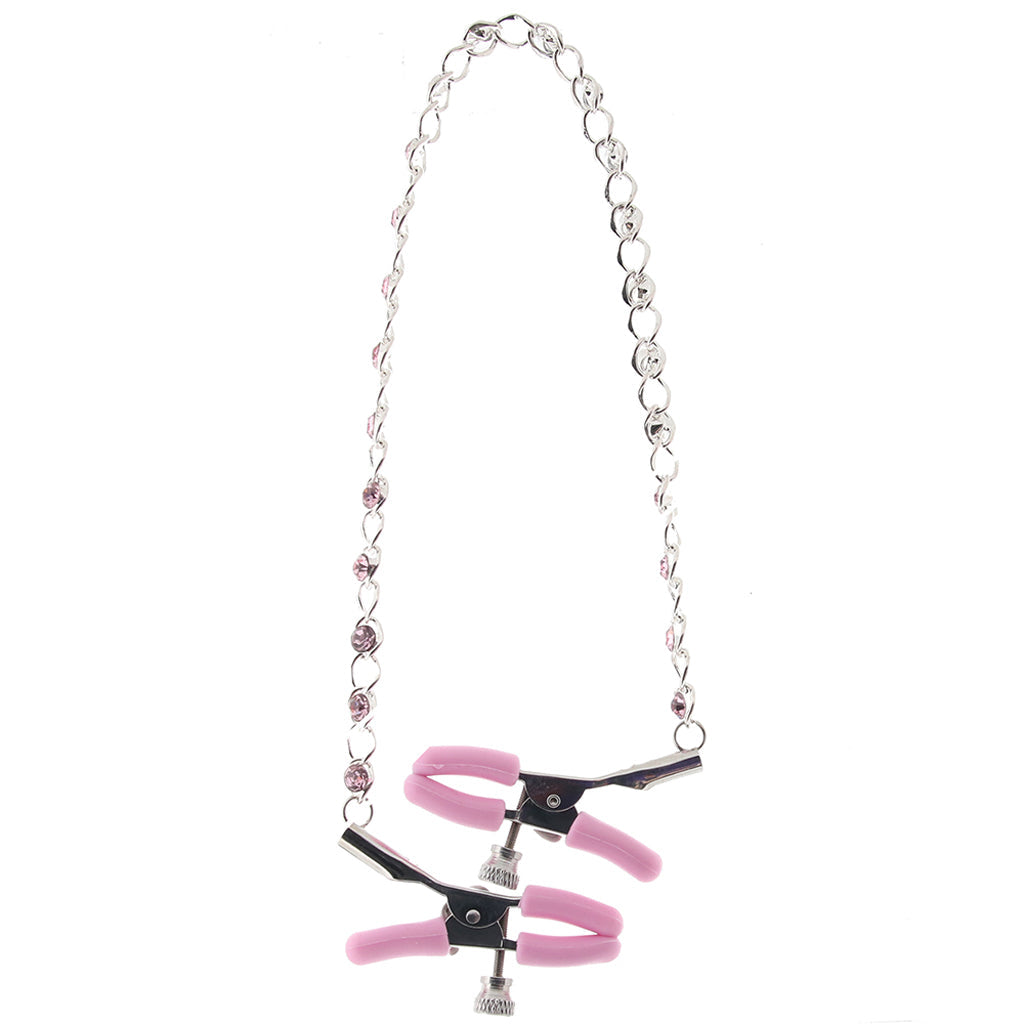 PinkCherry In A Pinch Beginner Nipple Clamps Bondage and Fetish > Nipple Stimulators & Clamps