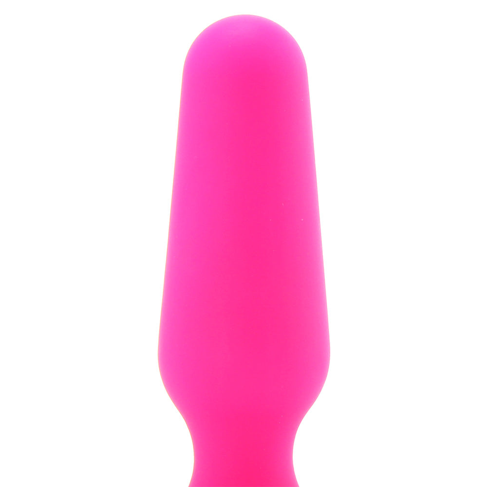 All About Anal Seamless Silicone 3 Inch Butt Plug in Pink Anal Sex Toys > Anal Beads