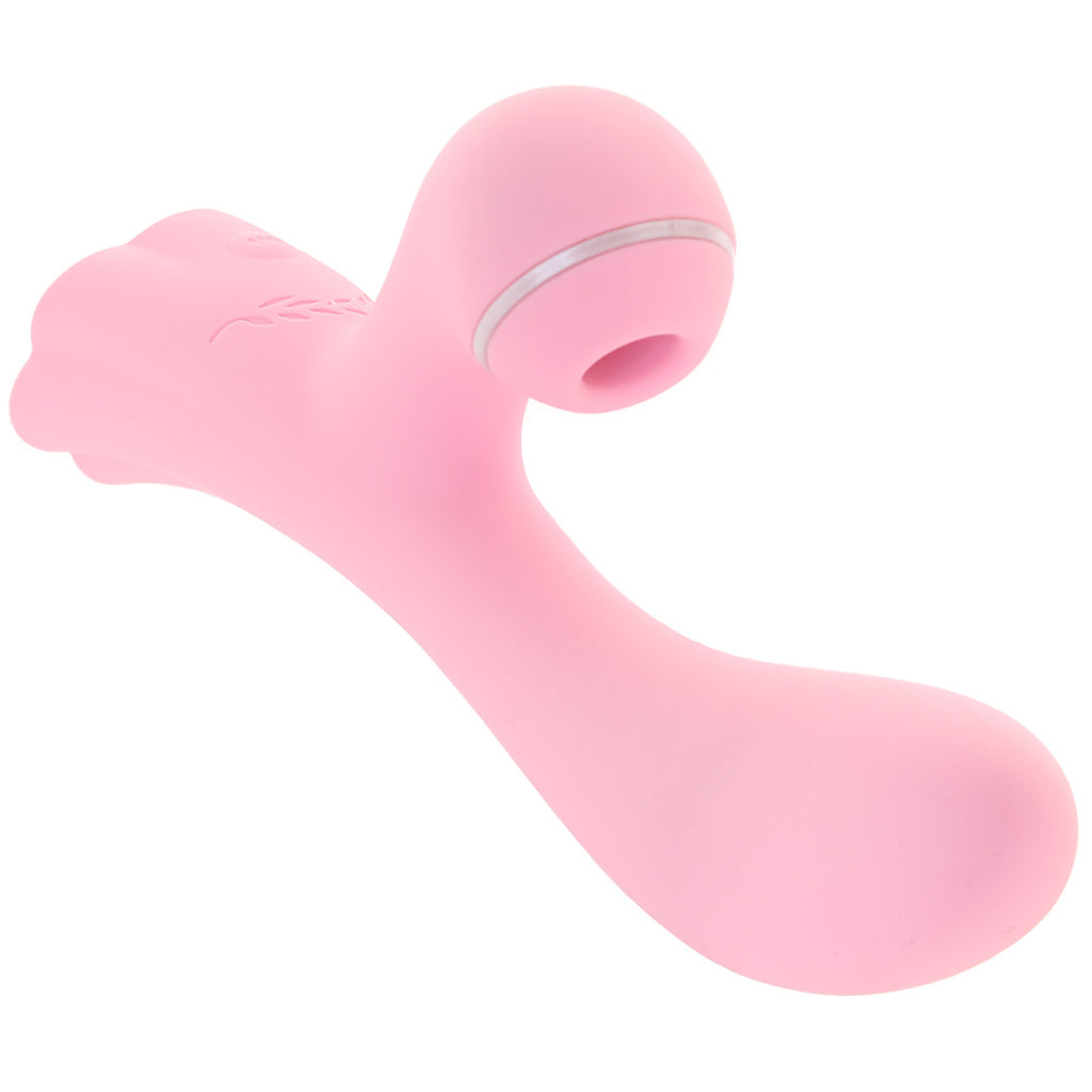 Luxe Aura Suction Vibe in Pink Vibrators > Rabbit Vibrators