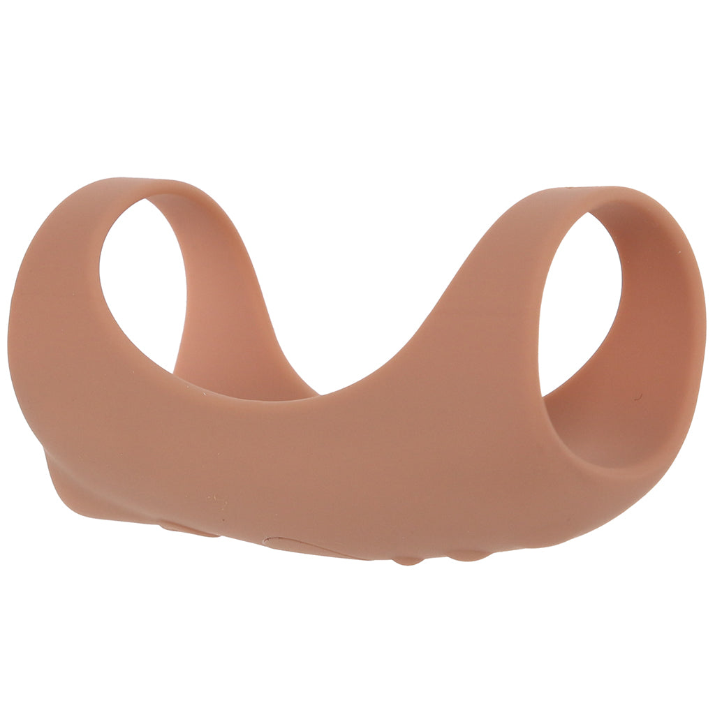 Jock Vibrating Silicone Penis Sleeve in Tan Male Enhancement > Extenders and Sleeves