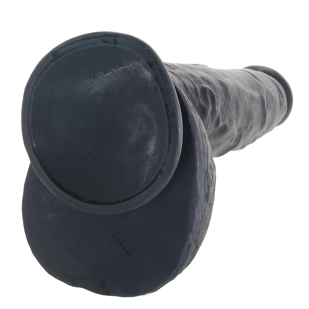 Master Cock Beefy Brad 9 Inch Ballsy Dildo in Black Dildo Sex Toys > Realistic Dildos