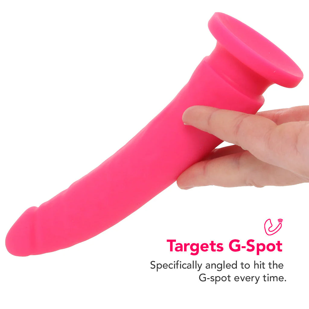 PinkCherry Premium 6.5 Inch Pink Silicone Realistic Dildo Dildo Sex Toys > Realistic Dildos
