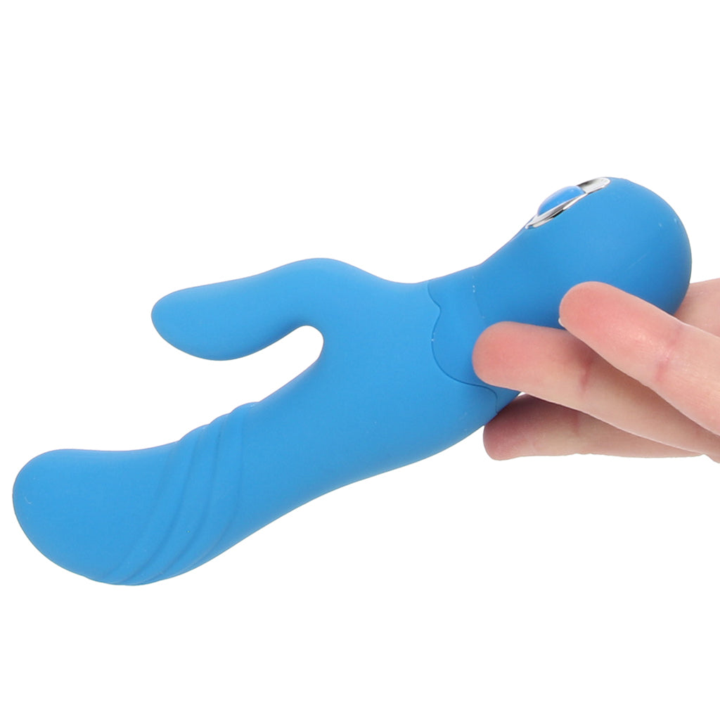 Posh Silicone Thumper G Vibe in Blue Vibrators > Rabbit Vibrators