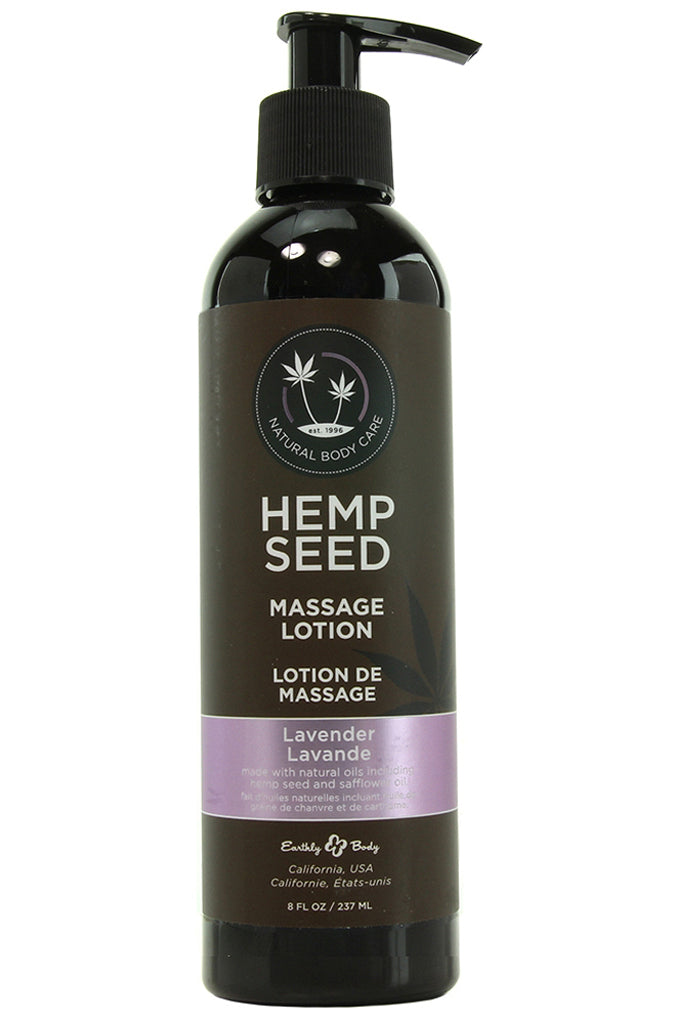 Hemp Seed Massage Lotion 8oz/237ml in Lavender Sensual Love > Massage