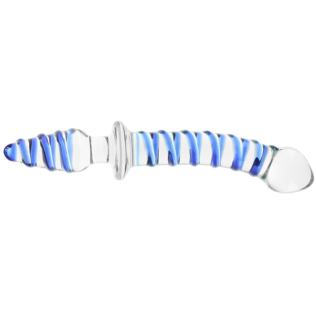 gläs 10 Inch Mr. Swirly Double Dildo & Butt Plug Dildo Sex Toys > G-Spot Dildos