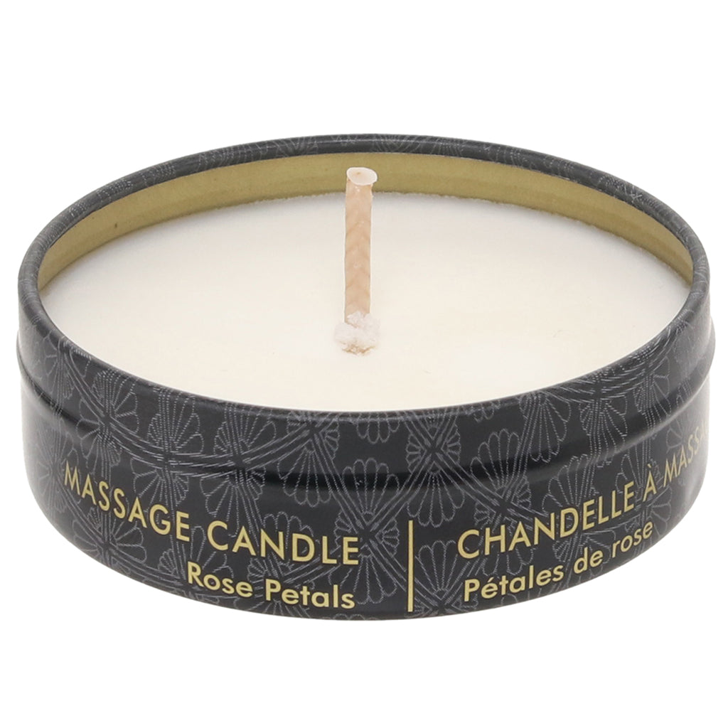 Aphrodisia Mini Massage Candle 1oz/30ml in Rose Petals Sensual Love > Massage