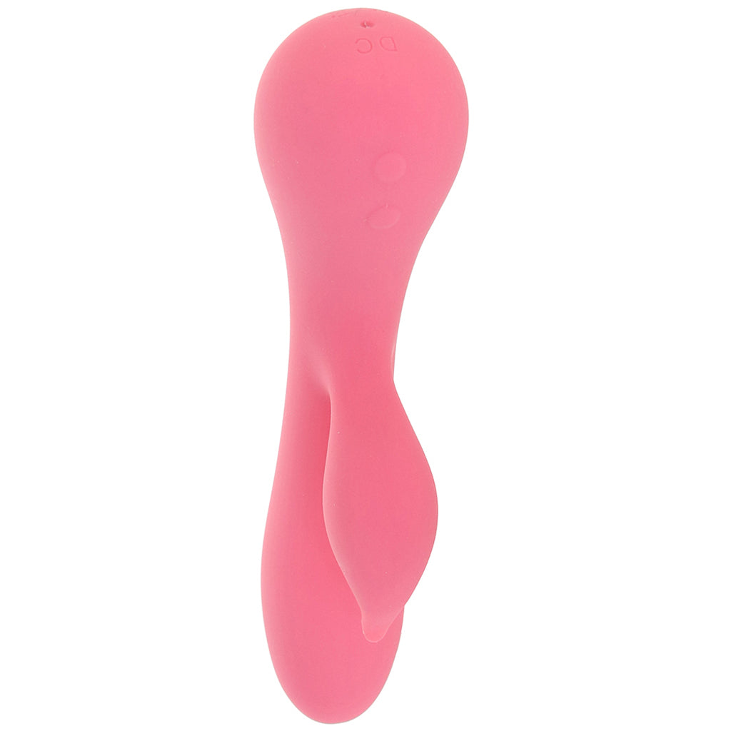 Glo Rabbit Silicone Heating Vibe in Pink Vibrators > Rabbit Vibrators