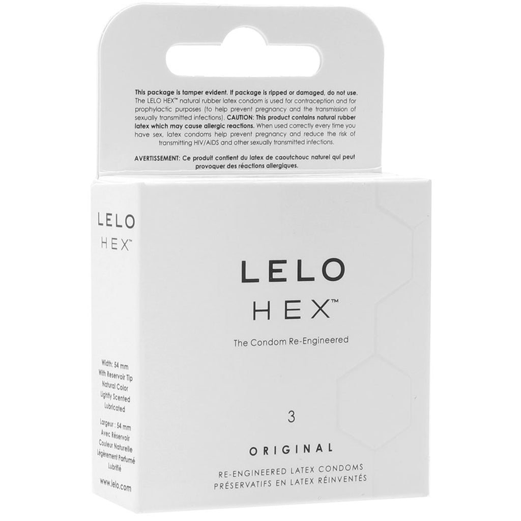 Lelo Hex Original Condoms 3-Pack Condoms