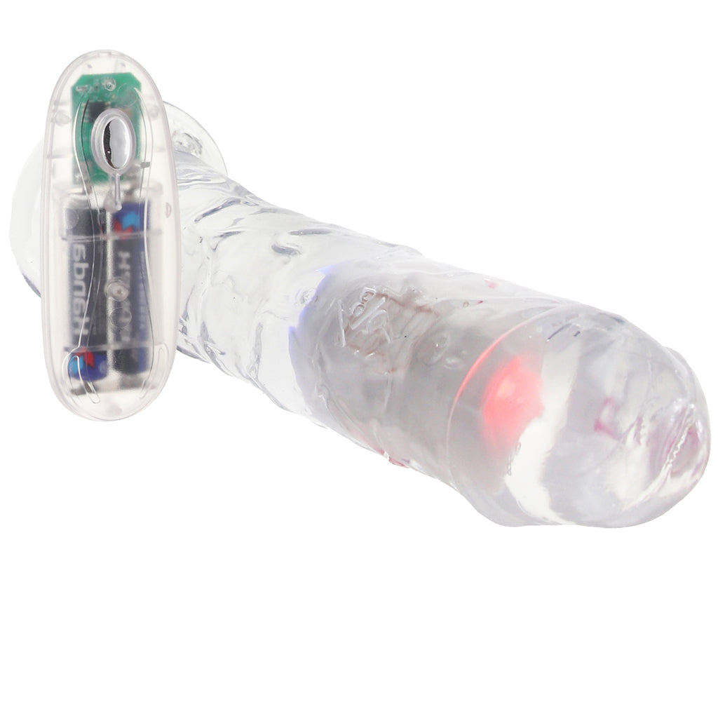 RealRock 8 Inch Light Up Vibrating Dildo Vibrators > Realistic Vibrator Dildos