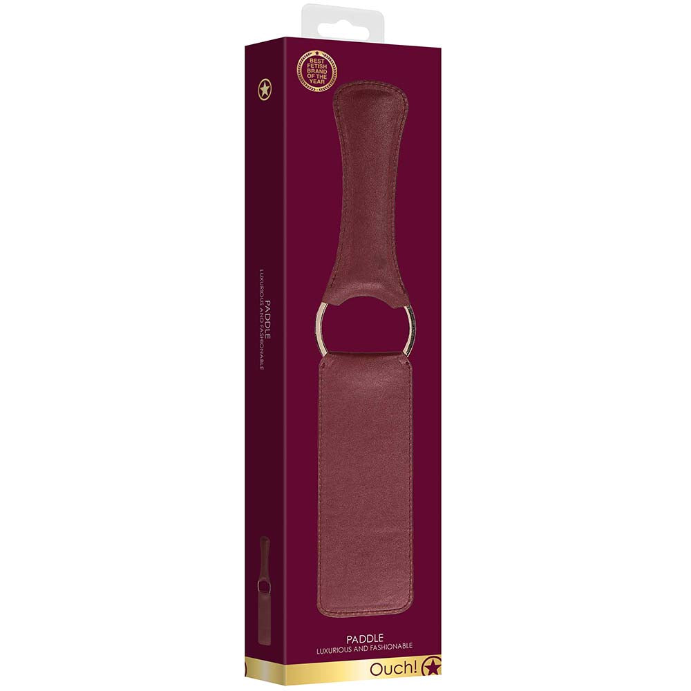 Ouch! Halo Paddle in Burgundy Bondage and Fetish > Whips and Crops