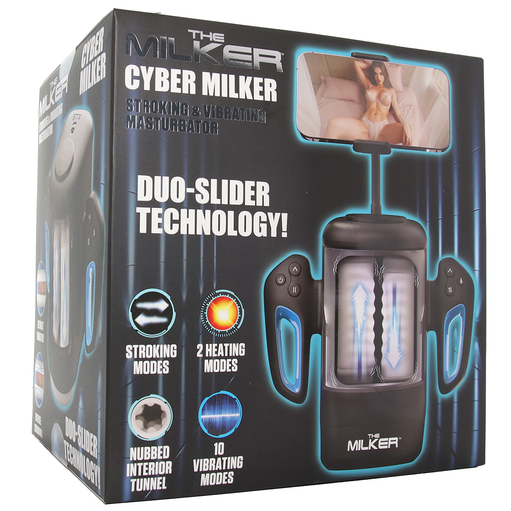 Cyber Milker Stroking & Vibrating Masturbator
