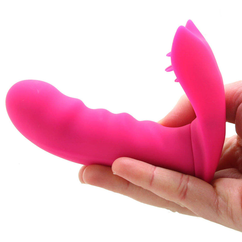 OMG Plaisir Wearable Clitoral & G-spot Vibe in Pink Vibrators > Wearable & Panty Vibrators