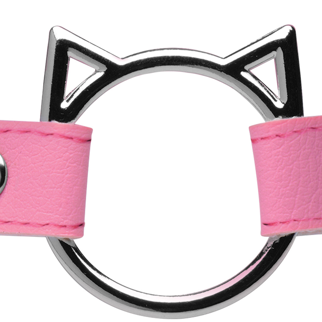 Master Series Kinky Kitty Slim Choker in Pink Bondage and Fetish > Tools & Accessories