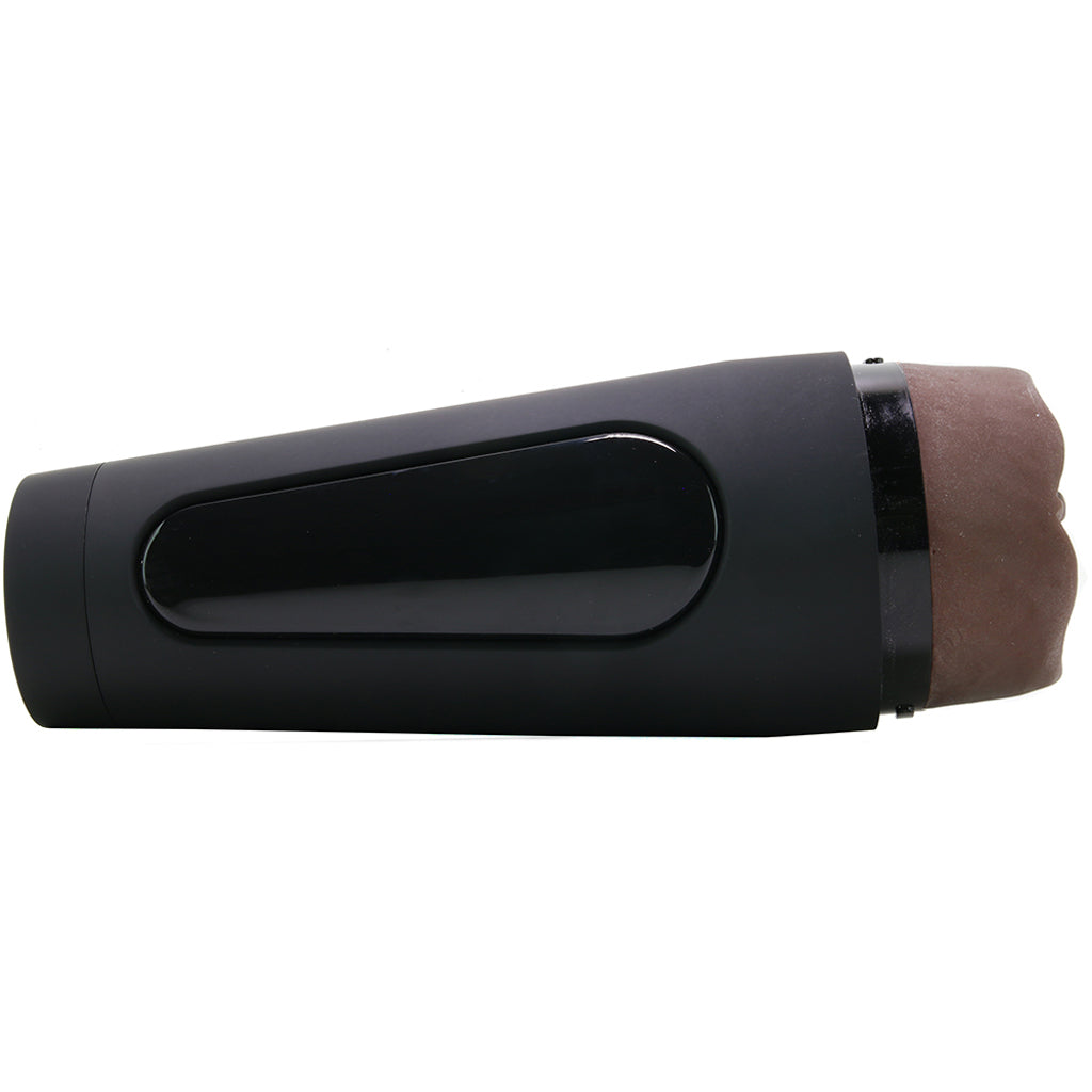 Main Squeeze Original ULTRASKYN Pussy Stroker in Chocolate Male Masturbators > Self-Contained Strokers