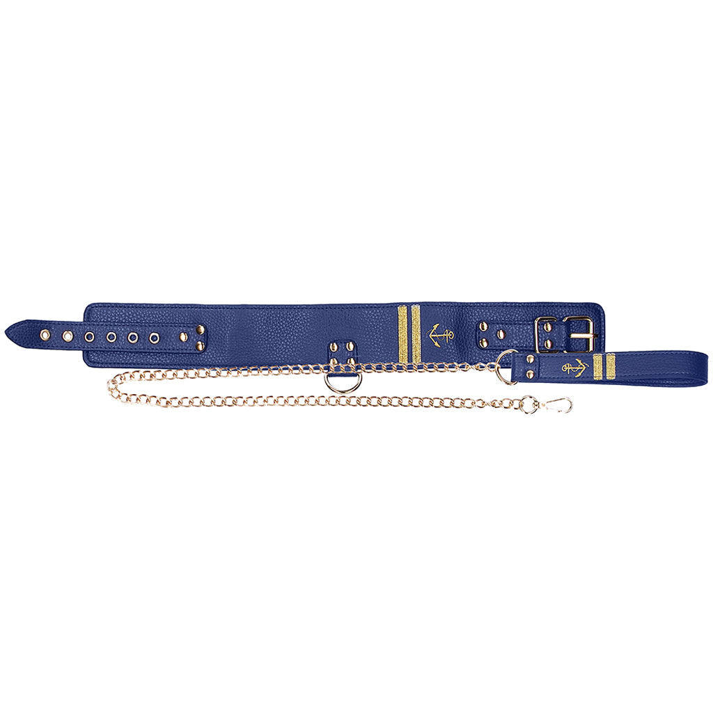 Ouch! Sailor Themed Collar with Leash Bondage and Fetish > Pleasure Masks and Dress Up Play