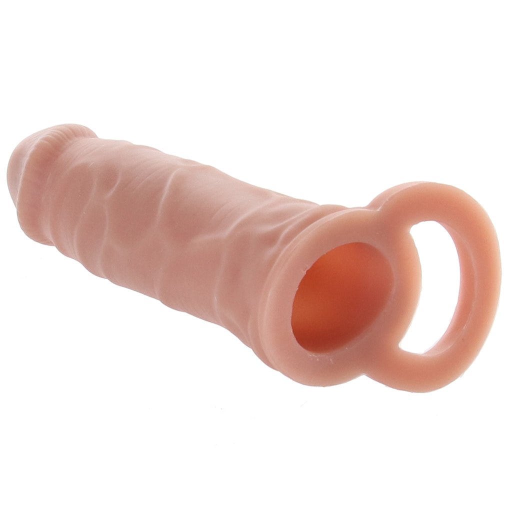 Size Up 1 Inch Realistic Extender in Tan Male Enhancement > Extenders and Sleeves