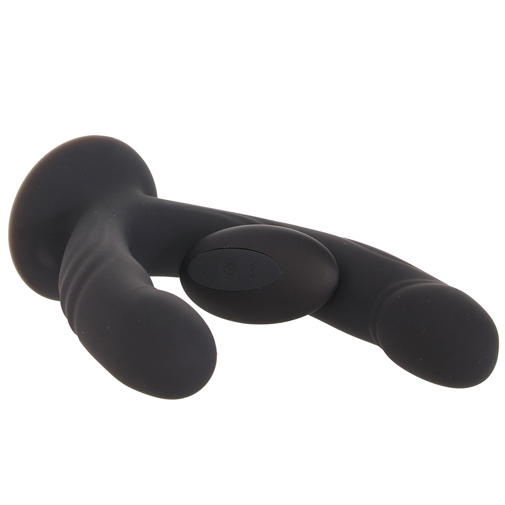 Inya Duet Vibrating Double Dildo in Black Vibrators > Double Penetration
