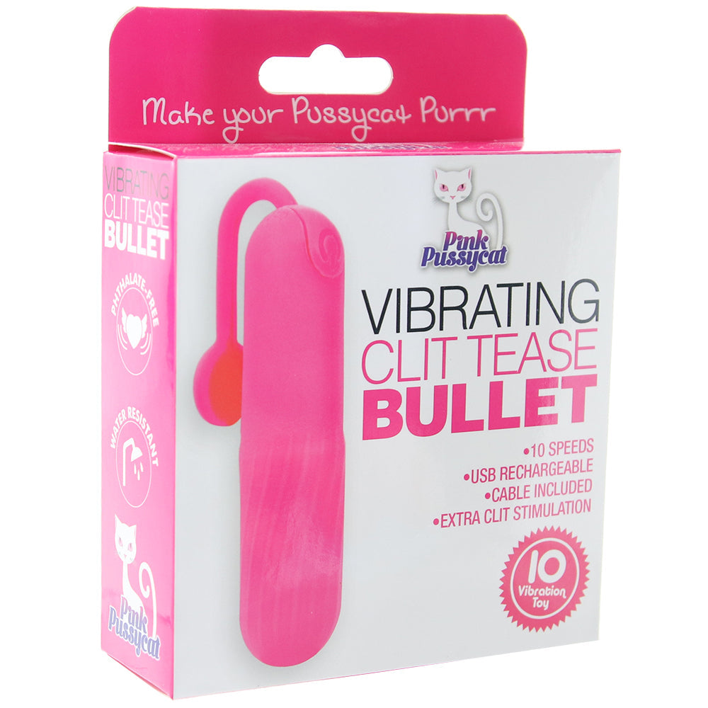 Pink Pussycat Clit Tease Bullet Vibe Vibrators > Bullet and Egg Vibrators