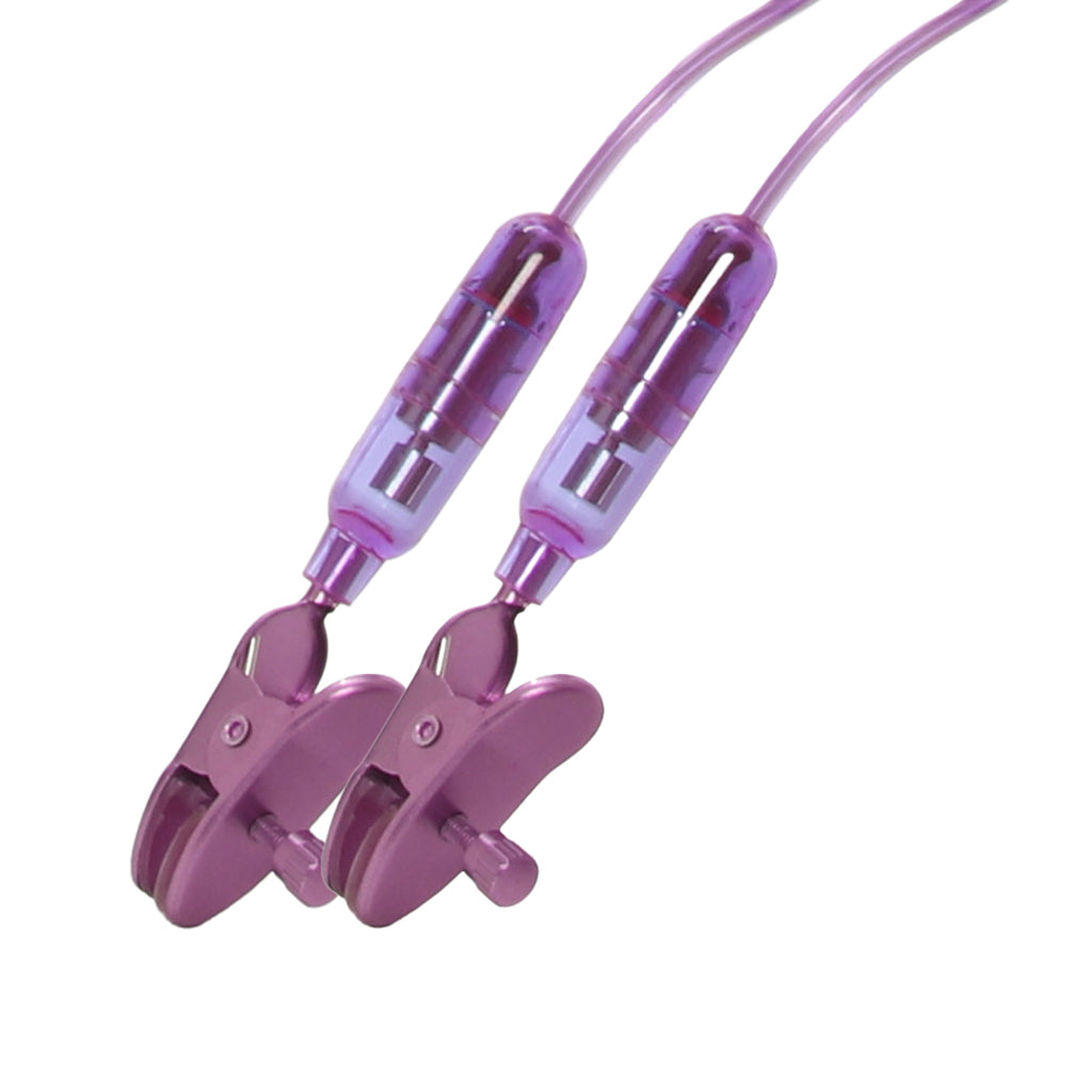 Remote Control Vibrating Nipple Clips Bondage and Fetish > Nipple Stimulators & Clamps