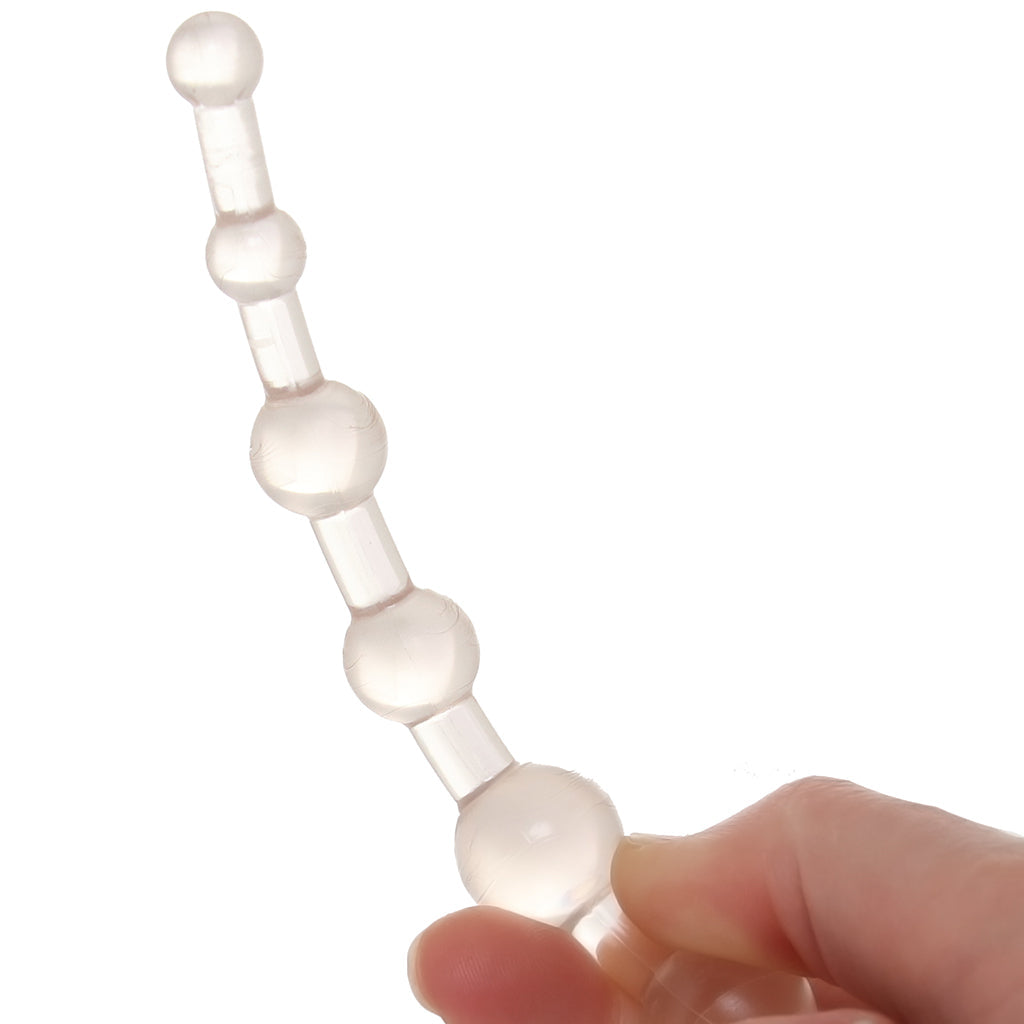 Shane's World Anal 101 Intro Beads in Clear Anal Sex Toys > Anal Beads