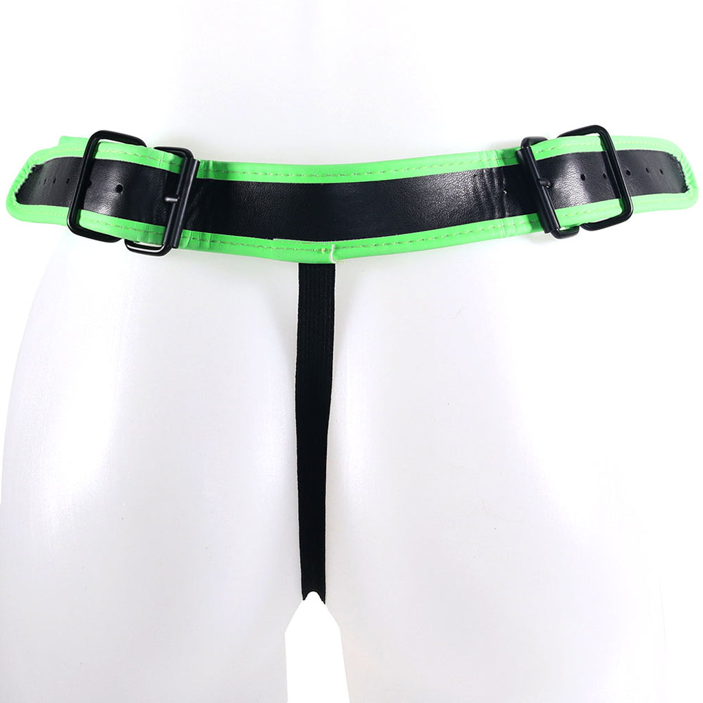 Ouch! Glow In The Dark Side Buckle Jock Strap /XL Bondage and Fetish > Men's Bondage Wear