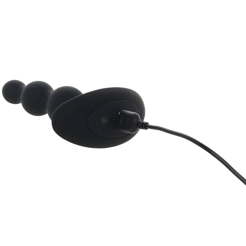 A-Play Beaded 5.5 Inch Anal Vibe in Black Anal Sex Toys > Anal Vibrators