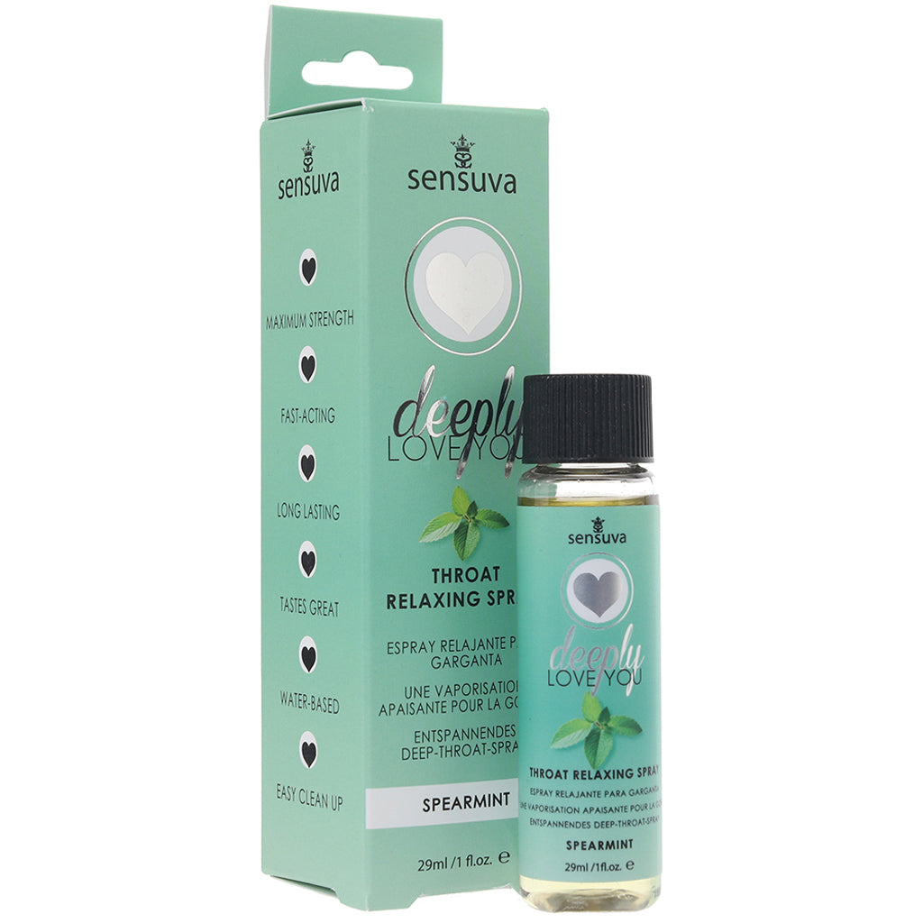 Deeply Love You Throat Relaxing Spray 1oz in Spearmint Lubes and Lotions > Sexual Stimulants