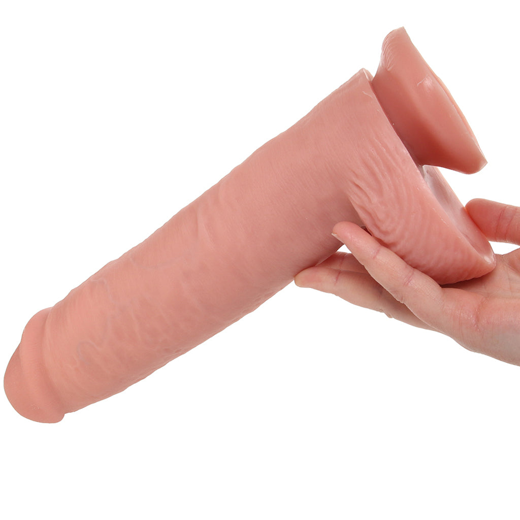 King Cock 11 Inch Cock with Balls in Flesh Dildo Sex Toys > Large Dildos