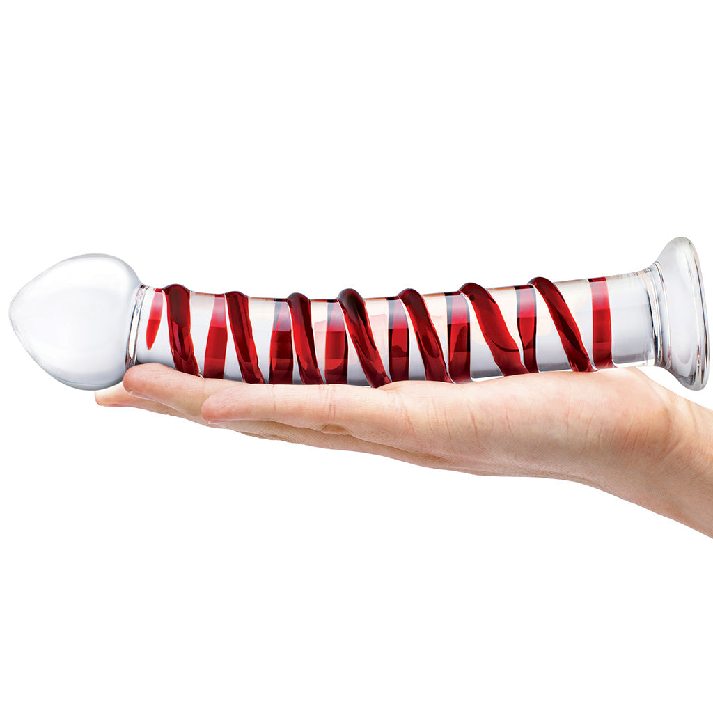 gläs 10 Inch Mr. Swirly Dildo Dildo Sex Toys > G-Spot Dildos