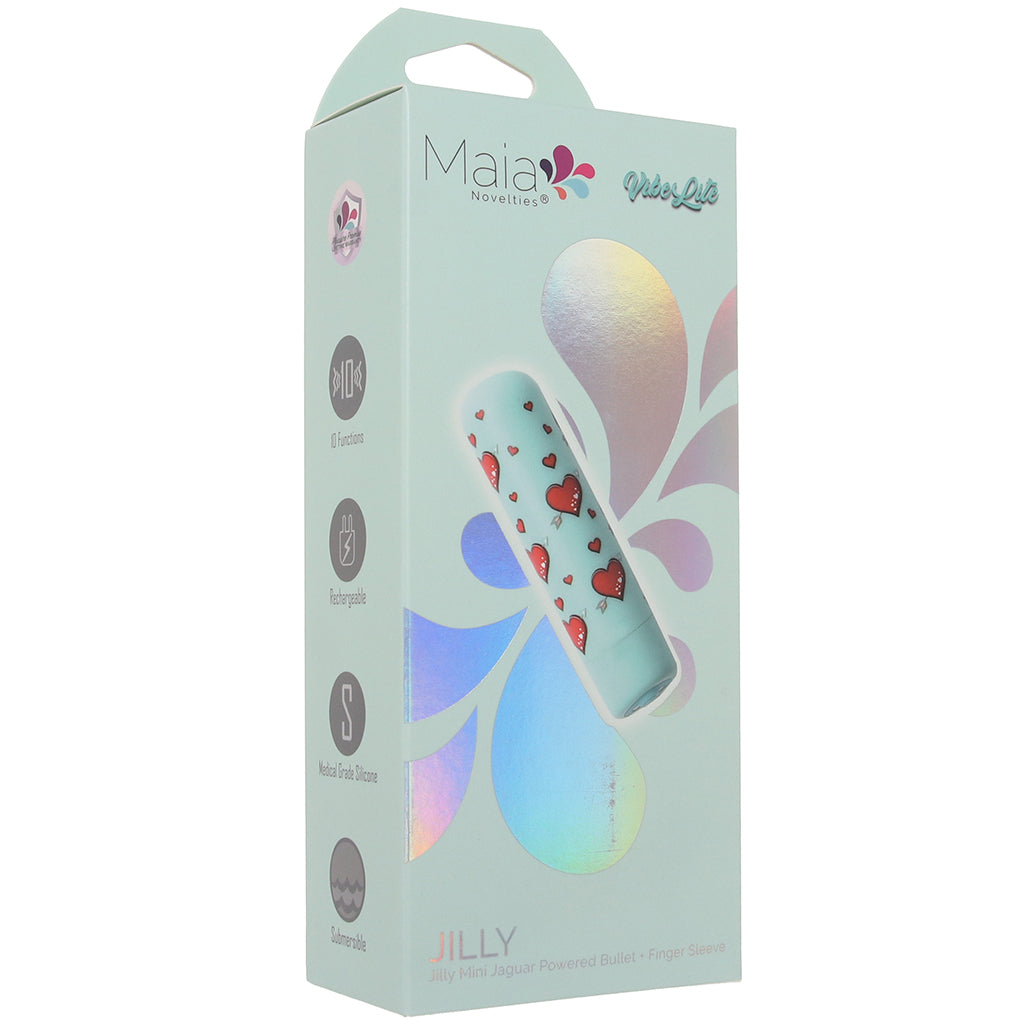 Jilly Mini Jaguar Powered Bullet Vibe with Finger Sleeve Vibrators > Bullet and Egg Vibrators