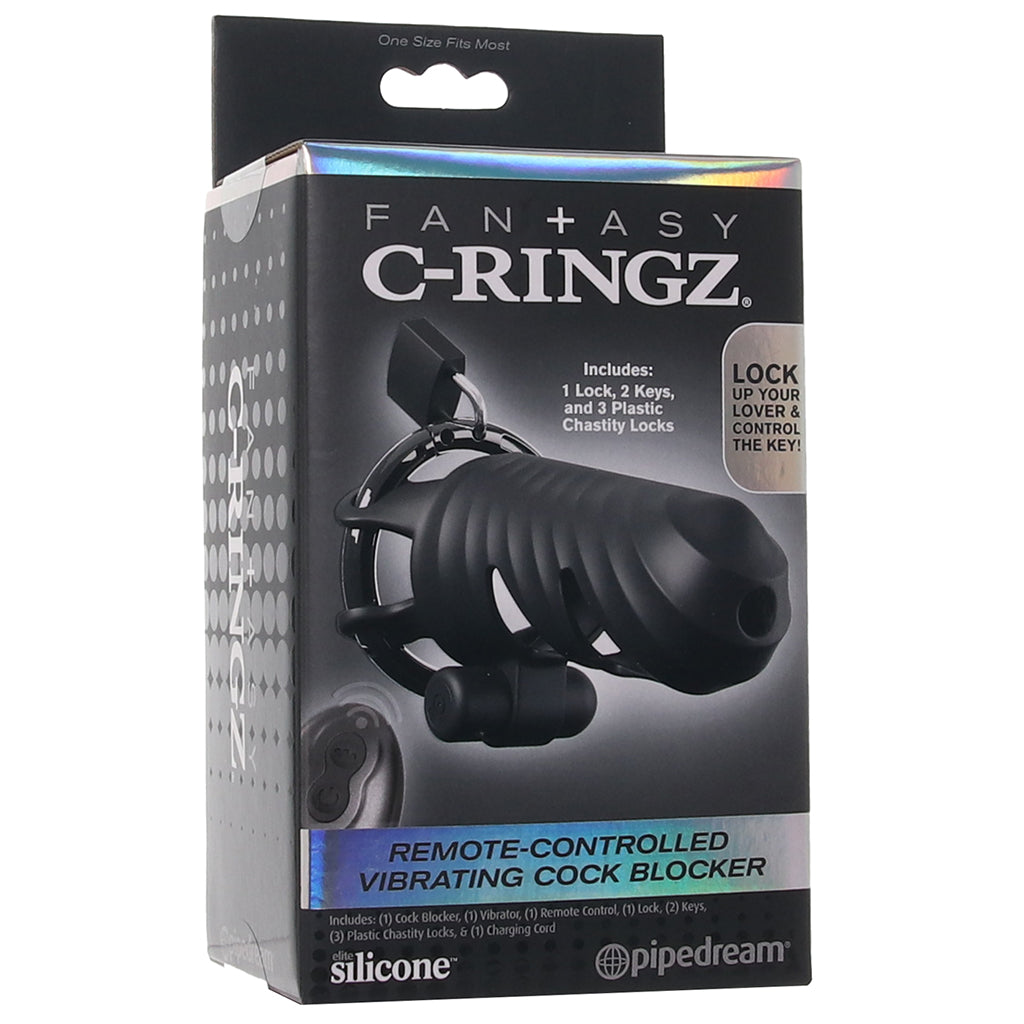 Fantasy C-Ringz Remote Controlled Vibrating Cock Blocker Bondage and Fetish > Cock and Ball Devices