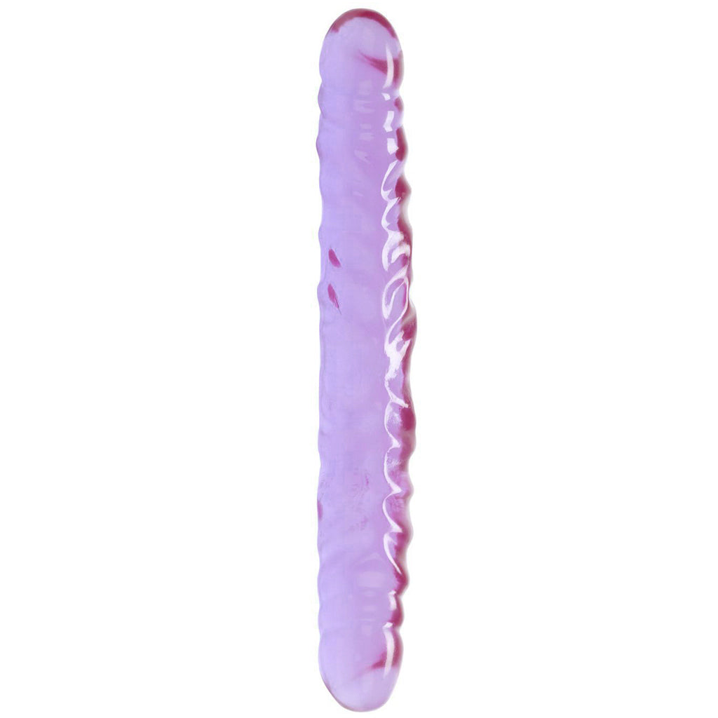 Reflective Gel 12 Inch Veined Double Dildo Dildo Sex Toys > Double Ended Dildos