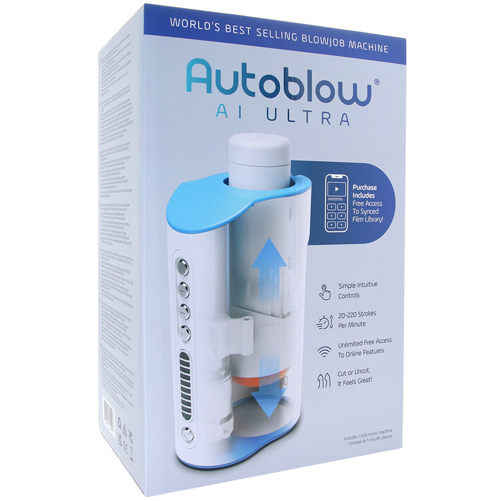 Autoblow AI Ultra Blowjob Machine with Video Sync Male Masturbators > Auto Strokers