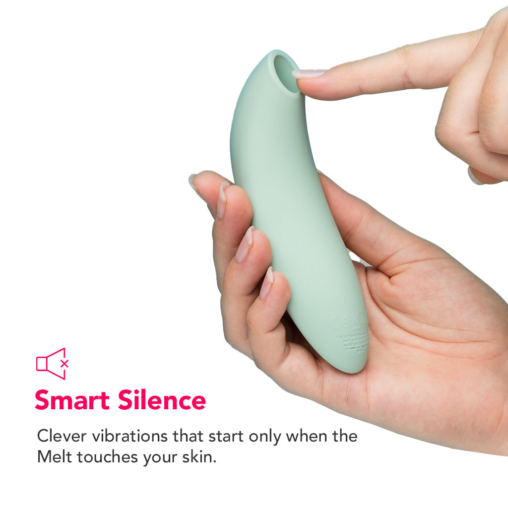 We-Vibe Melt 2 Pleasure Air Clitoral Stimulator in Sage Vibrators > Clitoral Stimulators