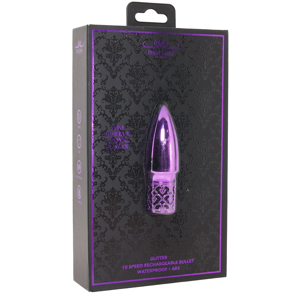 Royal Gems Glitter Bullet Vibe in Purple