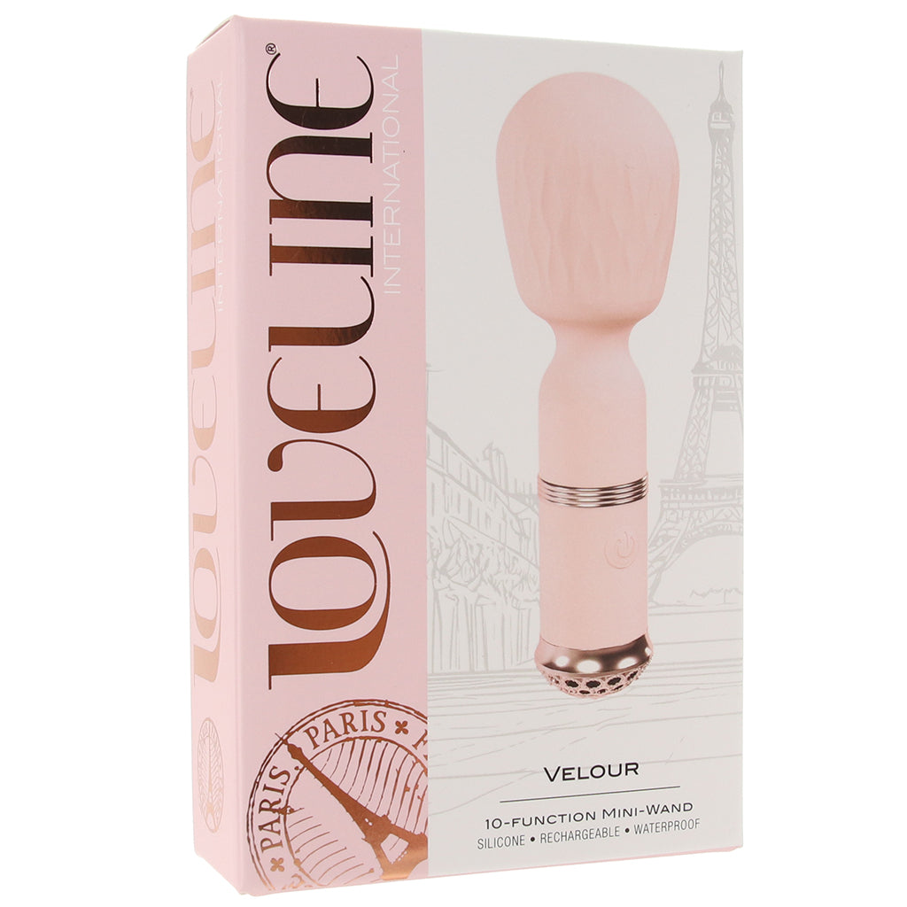 Loveline Velour Mini Wand Vibe Vibrators > Wands