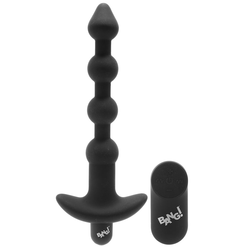 Bang! Vibrating Anal Beads in Black Anal Sex Toys > Anal Beads