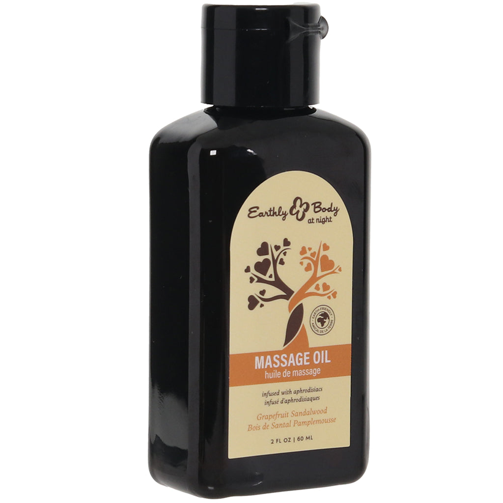 At Night Massage Oil 2oz/60ml in Grapefruit Sandalwood Lubes and Lotions > Erotic Massage Oils