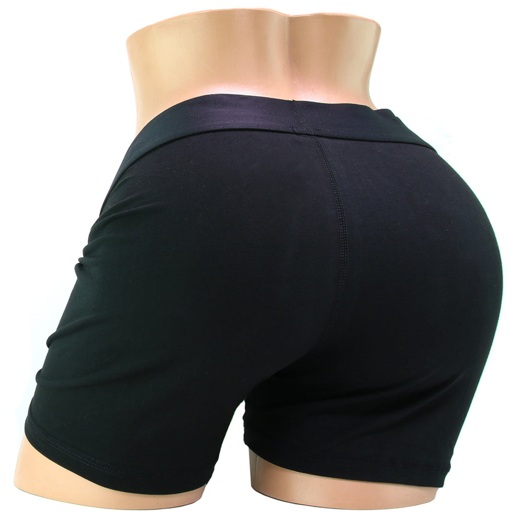 Packer Gear Black Boxer Brief Harness in 2X/3X Dildo Sex Toys > Strap-On and Harnesses