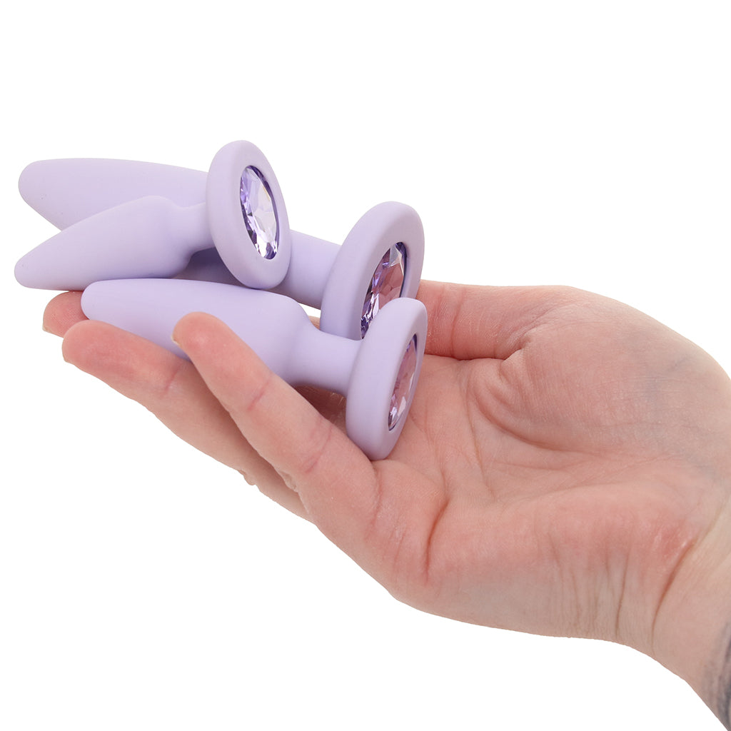 PinkCherry Mild To Wild Jeweled Anal Trainer Kit Anal Sex Toys > Butt Plugs