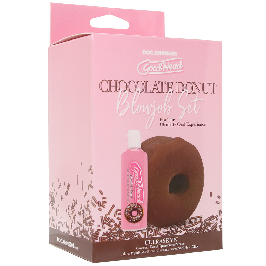 GoodHead Chocolate Donut Blowjob Set Male Masturbators > Discreet Masturbators