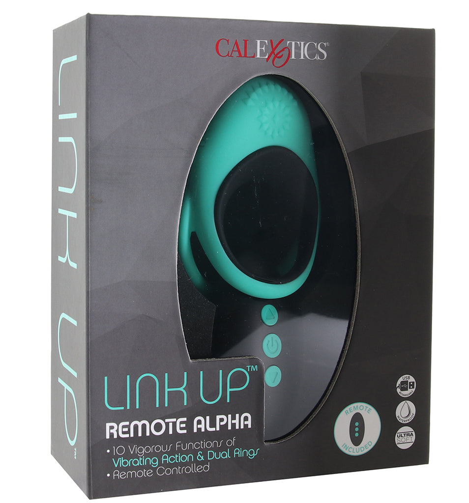 Link Up Remote Alpha Vibrating Dual Cock Ring Cock Rings