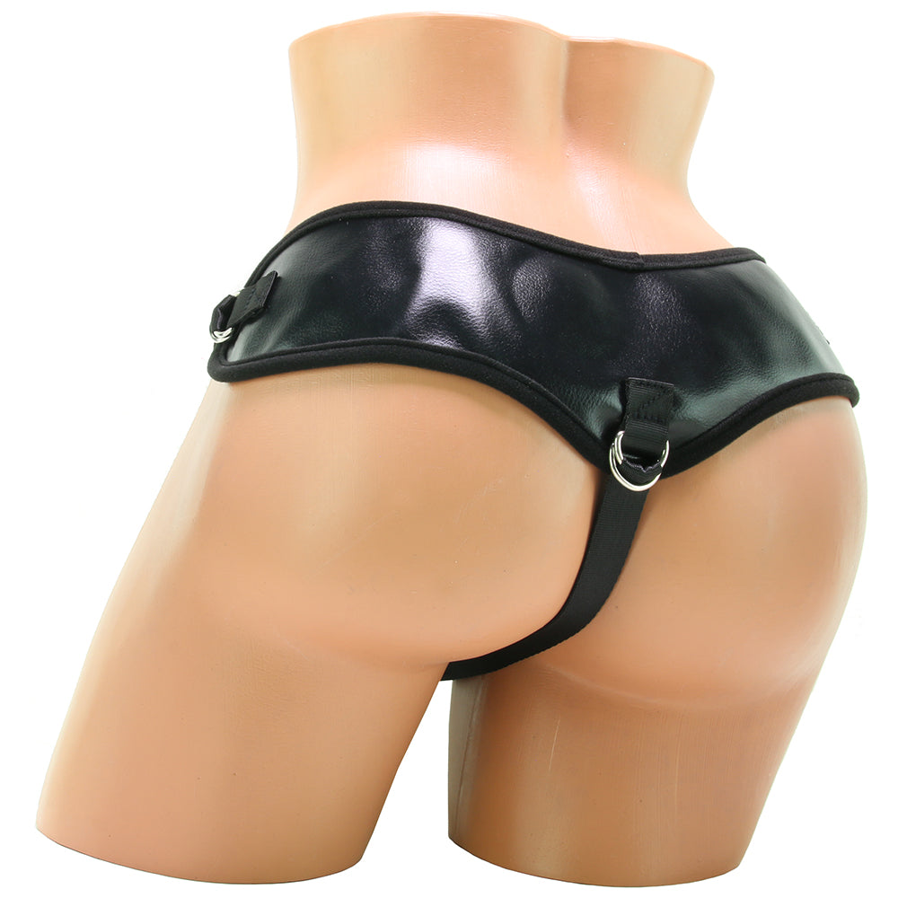 Natural Realskin 6 Inch Squirting Cock & Harness in Vanilla Dildo Sex Toys > Strap-On and Harnesses